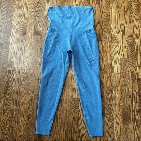 BEYOND THE BUMP Spacedye Love The Bump Maternity Pocket Midi Legging, size L - Picture 3 of 10